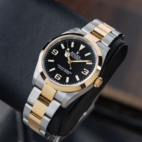 rolex explorer discount|rolex explorer two tone price.